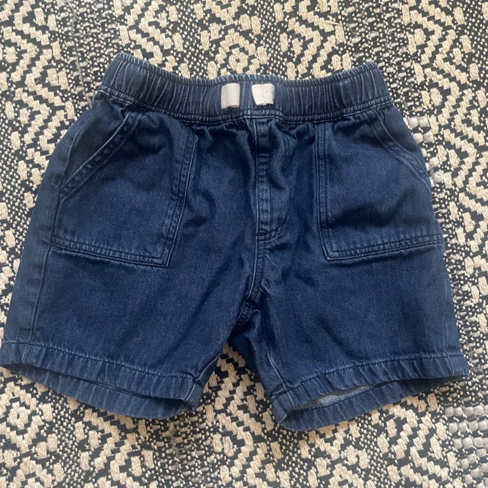 Petit Bateau Denim Boys Shorts – Denim Blue Size 110/50 - Fits 3T
